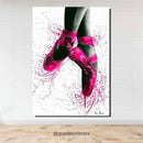 Placa Decorativa em MDF 21x30 | SAPATILHAS DE BAILARINA