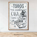 Placa Decorativa em MDF 21x30 | TODOS OS CAMINHOS DA CASA