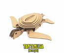 Quebra Cabeça - Animais Marinhos 3D MDF - Aquarela