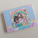 Livro de Colorir 15x21 CD 50fls 120g Rara Papelaria | CRISTÃO MENINA