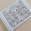 Livro de Colorir 15x21 CD 50fls 120g Rara Papelaria | CRISTÃO MENINO