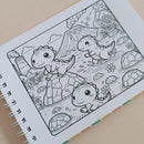 Livro de Colorir 15x21 CD 50fls 120g Rara Papelaria | DINO