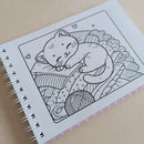 Livro de Colorir 15x21 CD 50fls 120g Rara Papelaria | GATINHOS