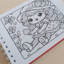 Livro de Colorir 15x21 CD 50fls 120g Rara Papelaria | MORANGUINHO
