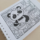Livro de Colorir 15x21 CD 50fls 120g Rara Papelaria | PANDINHA