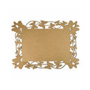 Kit 3 Molduras mdf Ret Borboletas Tam:40x29cm: Cod:kitplm013