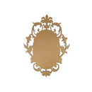 Kit 3 Molduras Oval Lisa Francesa Tam:40x29cm Cod:kitplm006