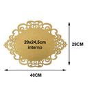 Kit 3 Molduras Oval Portuguesa Tamanho:40x29cm Cod:kitplm007