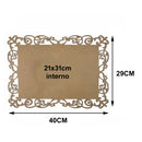 Kit 3 Molduras Ret Lisa Arabescos Tam:40x29cm Cod:kitplm012