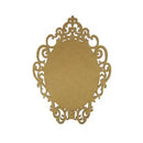 Kit com 3 Molduras mdf Oval Romana Tam:40x29cm Cod:kitplm008