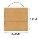 PLACA DE MDF DECORATIVA PALLET TAMANHO:28X29,5cm COD:PPLT010