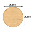 PLACA DE MDF DECORATIVA PALLET TAMANHO:29,5X29,5cm COD:PPLT004