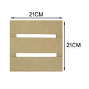 PLACA DE MDF DECORATIVAABERTA EM MDF PARA ESTAMPAR 6MM TAM:21X21cm COD:PPLT011