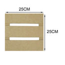 PLACA PALLET ABERTA EM MDF PARA ESTAMPAR 6MM TAM:25X25cm COD:PPLT012