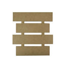 PLACA PALLET EM MDF 32X30CM TAMANHO:32X30cm COD:PPLT001