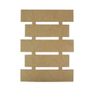PLACA PALLET EM MDF 41X30CM TAMANHO:41X30cm COD:PPLT002