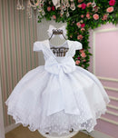 Vestido Vitoria Kids Maria Helena Branco