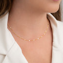 CHOKER CORAÇÃO ACHATADO