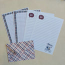 Papel de Carta Coleção NAMORADOS com Envelope 10 unidades | I LOVE YOU