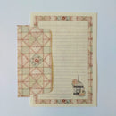 Papéis de Carta Coleção Costurando Memórias com Envelope 10 unidades | Patchwork Rosée - 02 Estampas