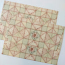 Papéis de Carta Coleção Costurando Memórias com Envelope 10 unidades | Patchwork Rosée - 02 Estampas