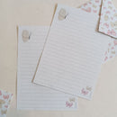 Papéis de Carta Estampas com Envelope 10 unidades | BORBOLETAS