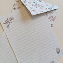Papéis de Carta ESTAMPAS com Envelope 10 unidades | MAGNÓLIAS