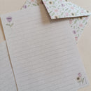 Papéis de Carta Estampas com Envelope 10 unidades | PRIMAVERA