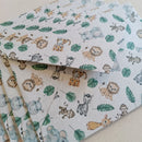 Papéis de Carta ESTAMPAS com Envelope 10 unidades | SAFARI ANIMAIS
