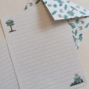 Papéis de Carta ESTAMPAS com Envelope 10 unidades | SAFARI AVENTURA
