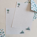 Papéis de Carta ESTAMPAS com Envelope 10 unidades | SAFARI AVENTURA