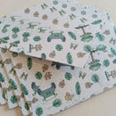 Papéis de Carta ESTAMPAS com Envelope 10 unidades | SAFARI AVENTURA