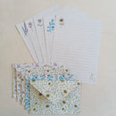 Coleção de Papéis de Carta ESTAMPAS com Envelope 10 unidades | 05 ESTAMPAS