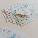 Coleção de Papéis de Carta ESTAMPAS com Envelope 10 unidades | 05 ESTAMPAS