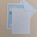Papéis de Carta MEU AMOR É TODINHO SEU com Envelope 04 unidades | AO SEU LADO FICO NAS NUVENS