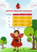 Vestido Tematicos Luxinho Joaninha