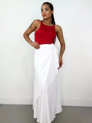 Saia Feminina Midi Envelope Mirela Ref. 1136