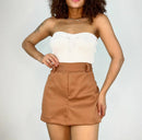 Short Saia Feminino Alfaiataria Livia Ref. 1367