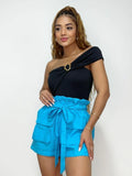 Shorts Feminino em Alfaiataria Marant Clochard com Bolsos Frontais Carmen Ref. 1428