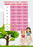 Vestido Juvenil - Midi Vila Lele Sabrina Lilas e Off