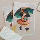 Papéis de Carta DOCE MENINA com Envelope 04 unidades | ALICE
