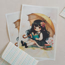 Papéis de Carta DOCE MENINA com Envelope 04 unidades | ALICE