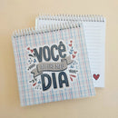 Bloquinho de Anotações 15x15 80fls | Namorados VOCÊ ALEGRA MEU DIA