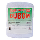Barbante Dubom Branco Neve - 1 Kg - Fio 6