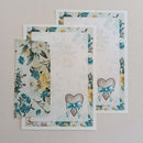 Papéis de Carta Coleção INOCÊNCIA com Envelope 04 unidades | Flores (Coração e Orquídea)