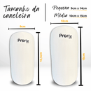 Caneleira de Futebol Simples Profix Branca