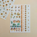 Papel Adesivo 16x22 c/ 02 unidades | Coleção PALAVRAS DOCES