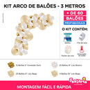 Kit Arco Fácil de Balões Redondo Profissional