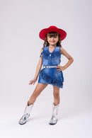 Conjunto Blogueirinha Boiadeira Maraisa Jeans
