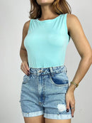 Body Feminino em Suplex Regata Rayane Ref. 1138